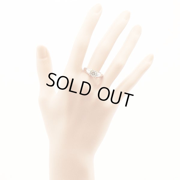 PT900/K18 ダイアイリリング 1.023ct 8.10g　装着イメージ