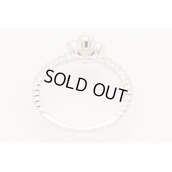 K18WG ダイアイリリング 0.50ct 2.90g　内側