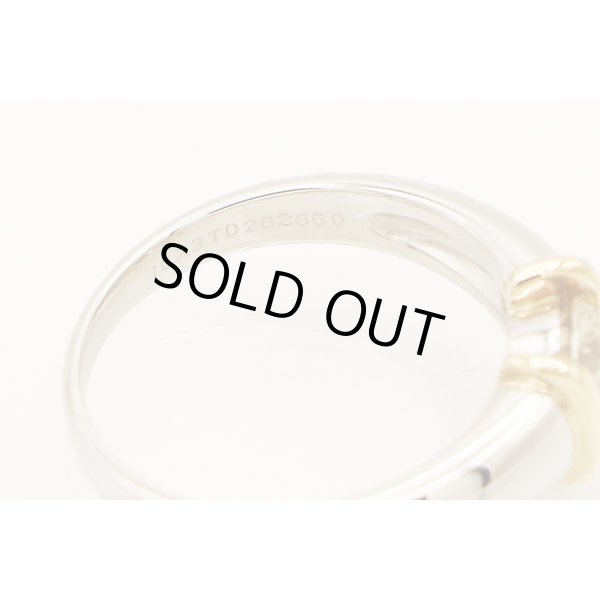 PT900/K18 ダイアイリリング 1.023ct 8.10g　刻印(2)