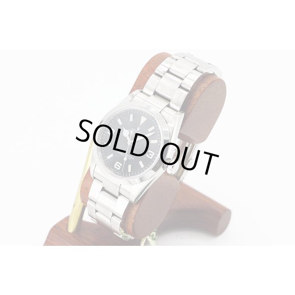 ロレックス　１１４２７０　エクスプローラーI　Ｆ８７４６６７　黒文字盤　サイド