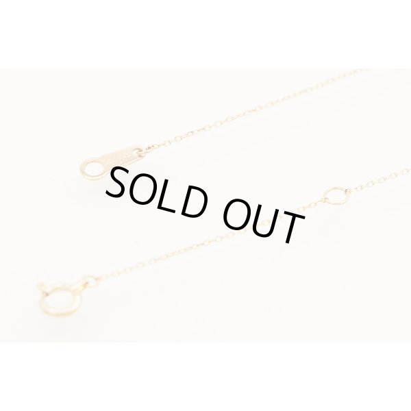 ４℃　K18PG ダイアイリネックレス 1.00g　留め具