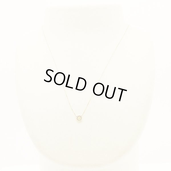 アーカー　K18 ダイアイリネックレス 0.90g　装着イメージ