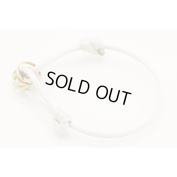 カルティエ　750WG/PG/YG トリニティ ブレスレット　サイド