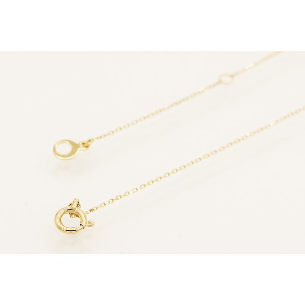 アーカー　K18 ダイアイリネックレス 0.90g　留め具