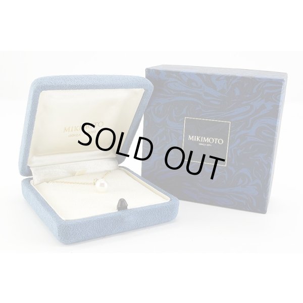 ミキモト　K18 パールダイアイリペンダントネックレス 8.30mm 3.10g　箱