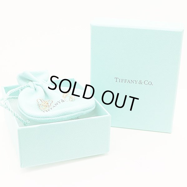 ティファニー　750PG バタフライピアス 2.50g　箱