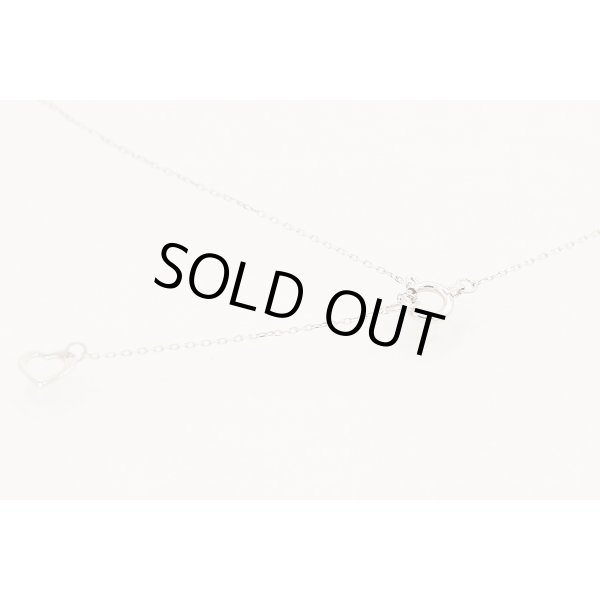 ポンテヴェキオ　K18WG ダイアイリペンダントネックレス 0.13ct 1.40g　留め具