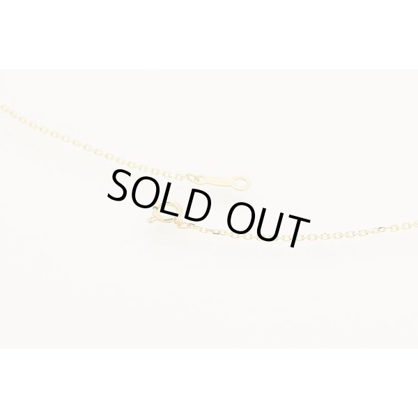 ミキモト　K18 パールダイアイリペンダントネックレス 8.30mm 3.10g　留め具外したイメージ