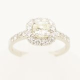 画像: PT900 ダイアイリリング 0.704ct 0.58ct 4.80g