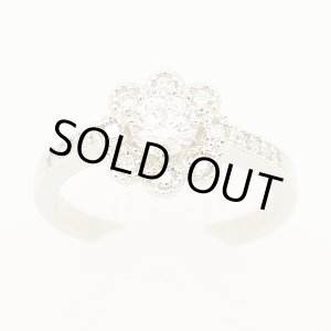 画像: PT900 ダイアイリリング 0.523ct 0.17ct 5.40g