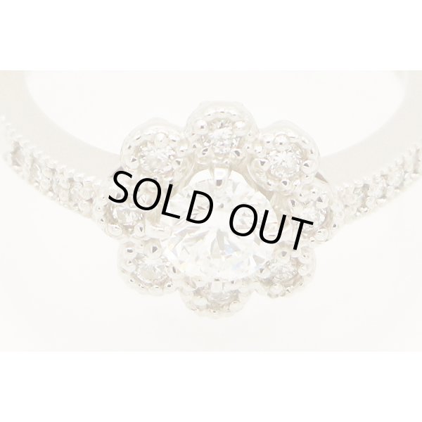 PT900 ダイアイリリング 0.523ct 0.17ct 5.40g　拡大