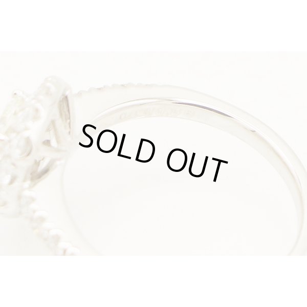 PT900 ダイアイリリング 0.704ct 0.58ct 4.80g　刻印(2)