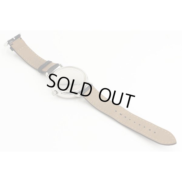 ベル＆ロス　パイロットウォッチ　ＢＲＷＷ１－９０　黒文字盤　革ベルト状態　裏面