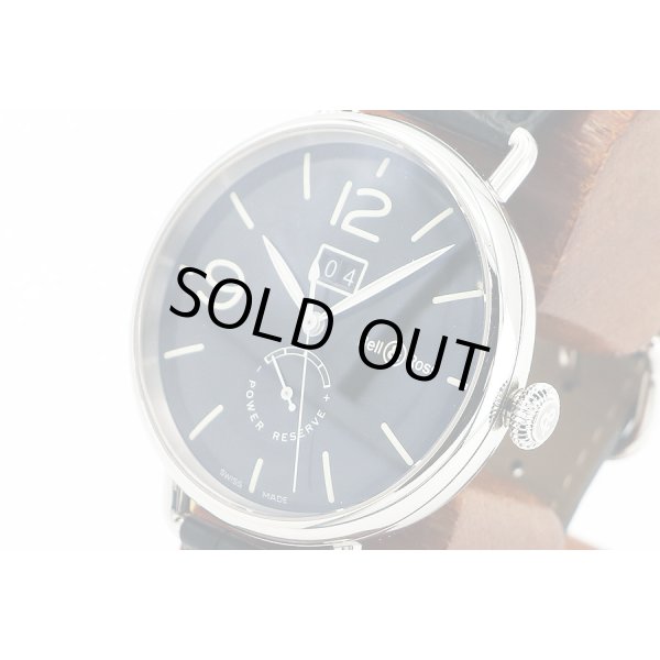 ベル＆ロス　パイロットウォッチ　ＢＲＷＷ１－９０　黒文字盤　サイド拡大