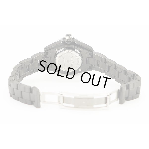 シャネル　Ｊ１２　ファントム　Ｈ６３４６　黒文字盤　セラミックブレス