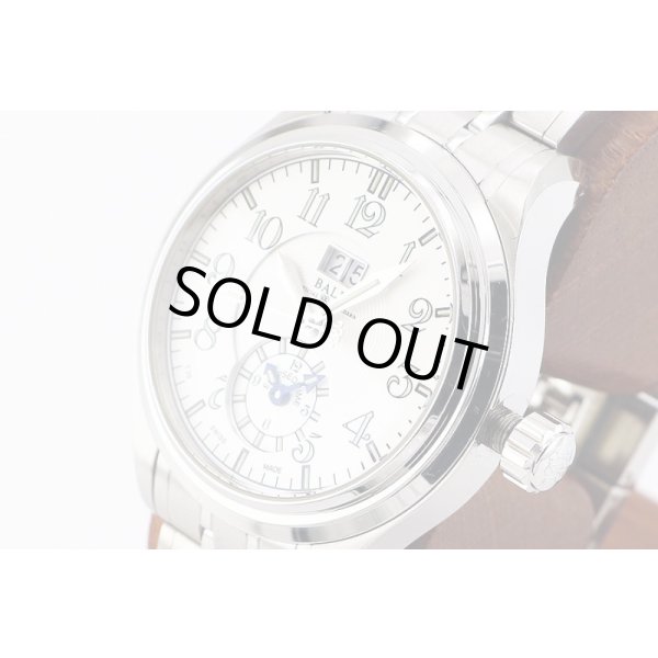 ボールウォッチ　トレインマスター　ビックデイト　ＧＭ１０５６Ｄ　銀文字盤　サイド拡大