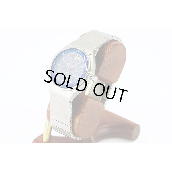 ポルシェデザインｂｙＩＷＣ　ＩＷ３７４５０１　クロノグラフ　ムーンフェイス　青文字盤　サイド