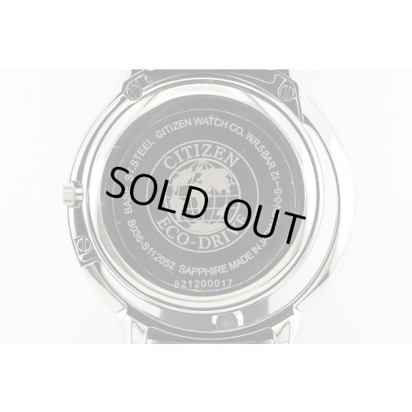 シチズン　エル　ＥＷ５５２６－１１Ｅ　オアシス　黒文字盤　ダイアベゼル　裏面拡大