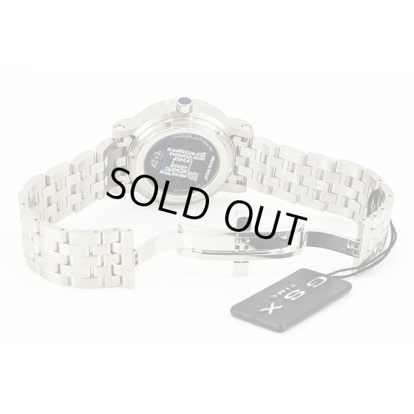 ＧＳＸ　ＧＳＸ２２１ＳＷＳ１　Ｒ２Ｄ２モデル　銀／青文字盤　ブレス