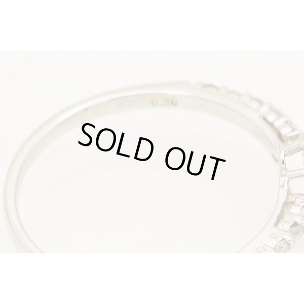 PT900 ダイアイリリング 0.30ct 1.90g　刻印(2)