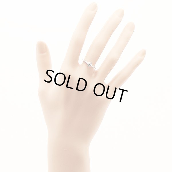 PT900 ダイアイリリング 0.30ct 1.90g　装着イメージ