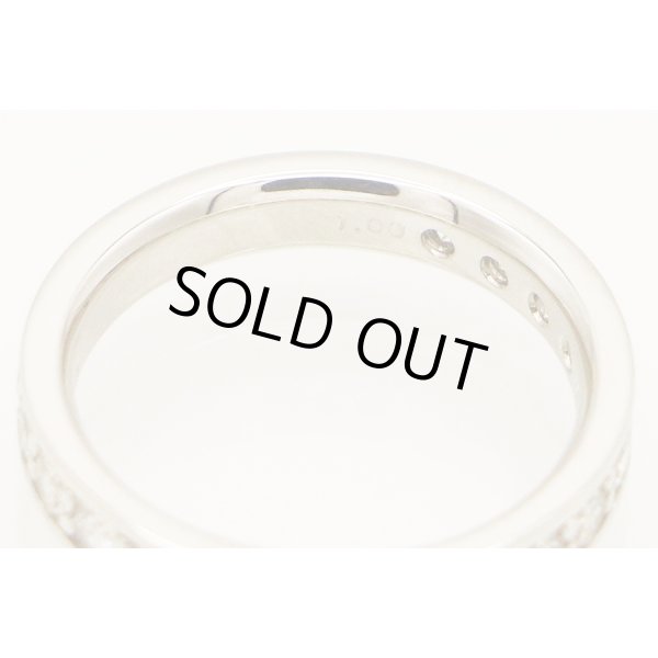 PT950 ダイアイリリング 1.00ct 4.10g　刻印(2)