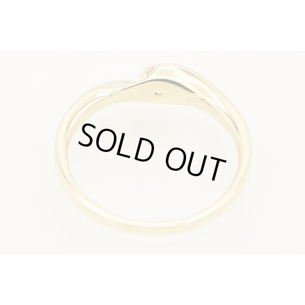 K18 ダイアイリリング 0.257ct 0.01ct 2.10g　内側