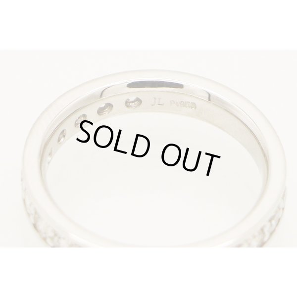 PT950 ダイアイリリング 1.00ct 4.10g　刻印