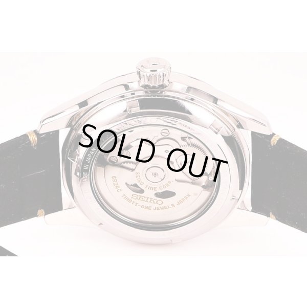 セイコー　プレサージュ　ＳＡＲＤ０１１　レトログラード　黒漆文字盤　裏面拡大