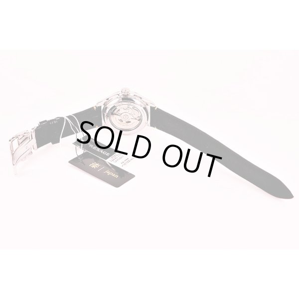 セイコー　プレサージュ　ＳＡＲＤ０１１　レトログラード　黒漆文字盤　革ベルト