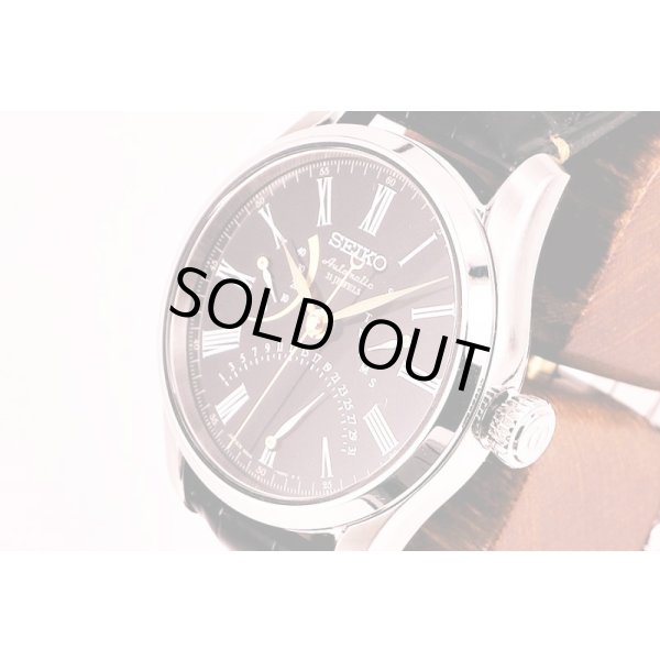 セイコー　プレサージュ　ＳＡＲＤ０１１　レトログラード　黒漆文字盤　サイド拡大