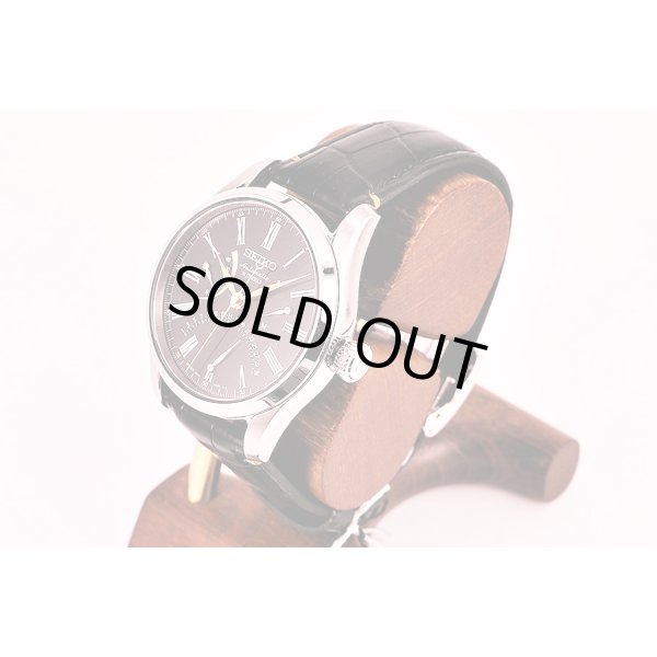 セイコー　プレサージュ　ＳＡＲＤ０１１　レトログラード　黒漆文字盤　サイド