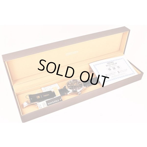 セイコー　プレサージュ　ＳＡＲＤ０１１　レトログラード　黒漆文字盤　箱・保証書