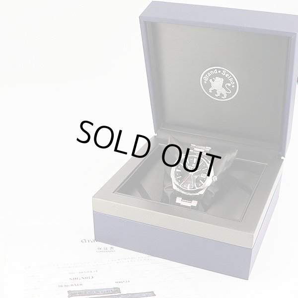 グランドセイコー　ＳＢＧＮ０１３　ＧＭＴ　９Ｆ８６－０ＡＦ０　黒文字盤　箱・保証書