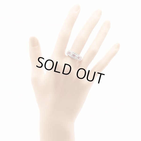 PT900 ルビーダイアイリリング 0.53ct 0.90ct 9.00g　装着イメージ