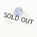 画像: PT900 サファイアダイアイリリング 1.26ct 0.21ct 5.30g