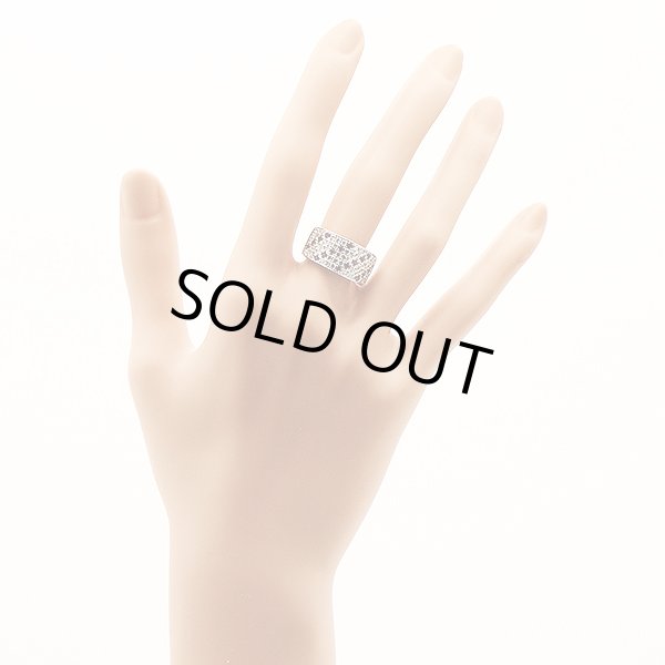 750WG ルビーダイアイリリング 0.40ct 1.55ct 7.20g　装着イメージ