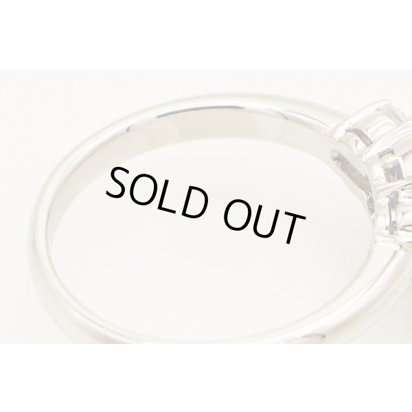 PT900 サファイアダイアイリリング 1.26ct 0.21ct 5.30g