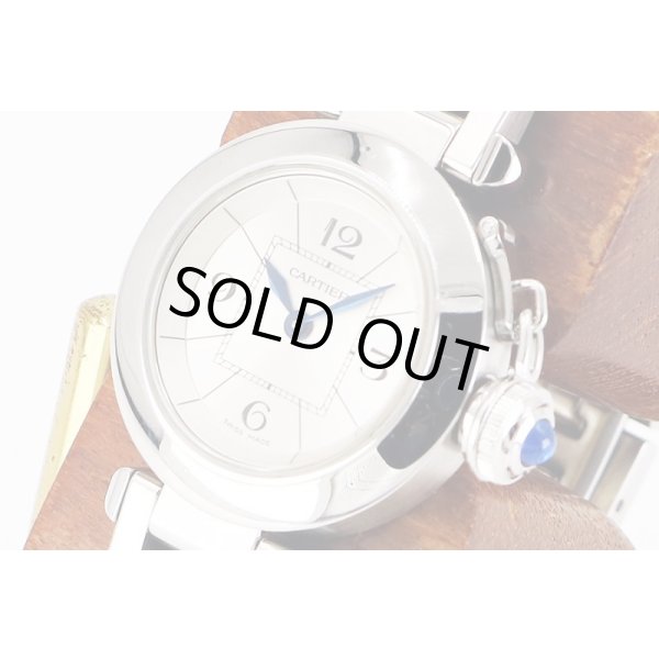 カルティエ　ミスパシャ　Ｗ３１４０００７　銀文字盤　サイド拡大
