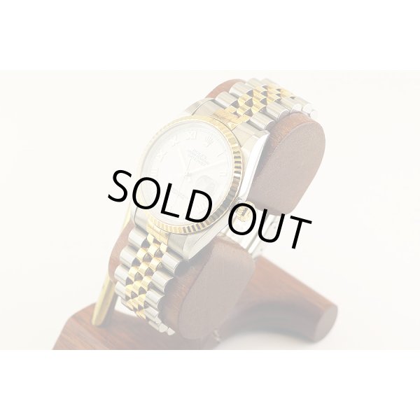 ロレックス　１６２３３　Ｋ番（０１年）　白ローマ文字盤　サイド