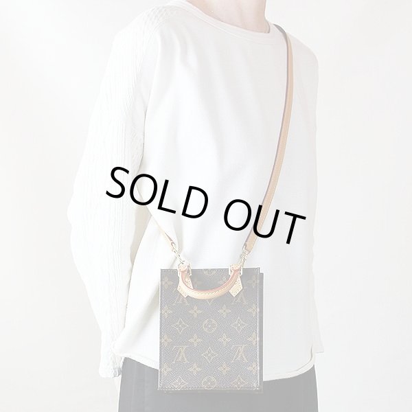 ルイ・ヴィト ン　プティット・サックプラ M81295　掛けたイメージ