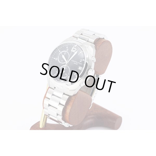 ハミルトン　カーキ　アビエーションクロノ　Ｈ７６５１２０　黒文字盤　サイド