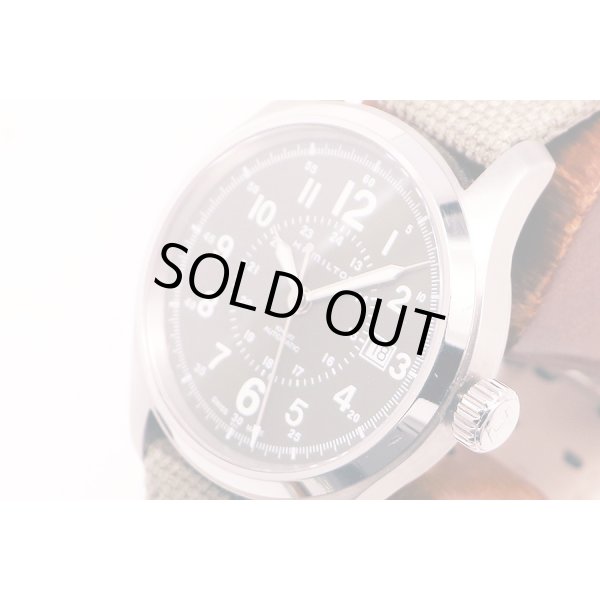 ハミルトン　カーキ　フィールド　Ｈ７０５９５０　カーキ文字盤　サイド拡大