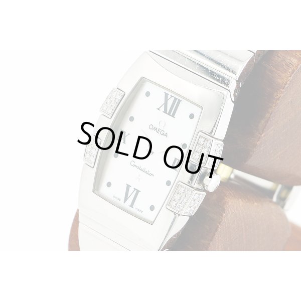 オメガ　コンステレーション・クアドラ　１５８６．７０　シェル文字盤　Ｄベゼル　サイド拡大