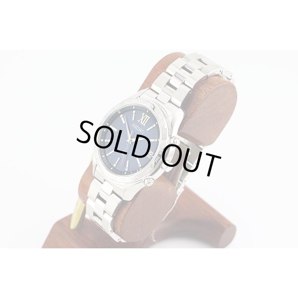 セイコー　ルキア　ＳＳＶＨ０３３　電波ソーラー　青文字盤　エターナルブルー限定　サイド