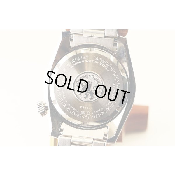 グランドセイコー　ＳＢＧＸ３３７　ダイバー　９Ｆ６１－０ＡＬ０　青文字盤　裏面拡大