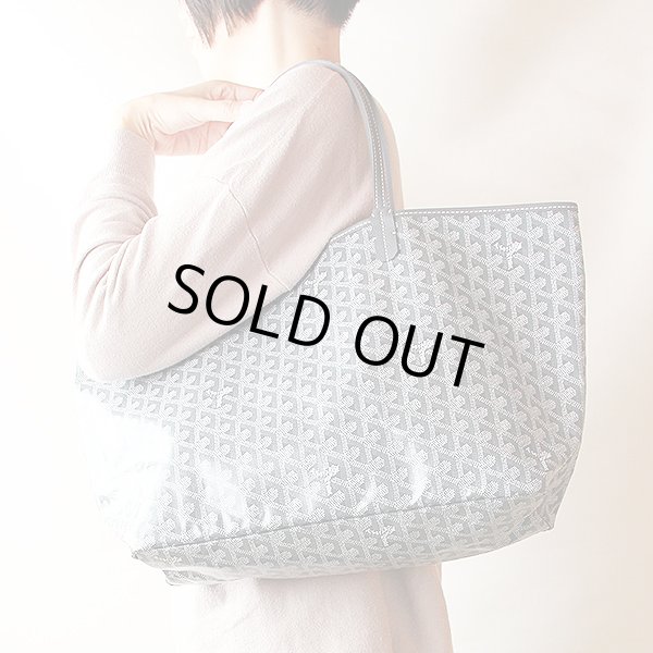 ゴヤール　サンルイPM グレー　掛けたイメージ