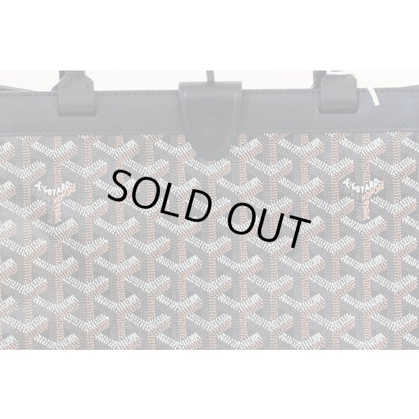 ゴヤール　ベルシャス ビヨードPM ブラック　表面拡大