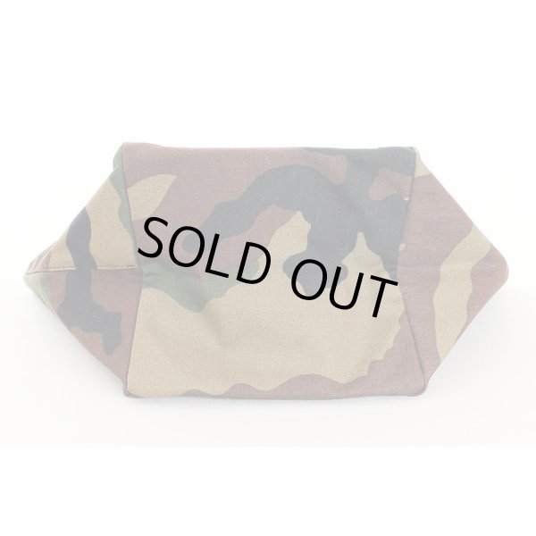 エルベシャプリエ　舟型トートM 1707W カモフラージュ ZIP開閉　底