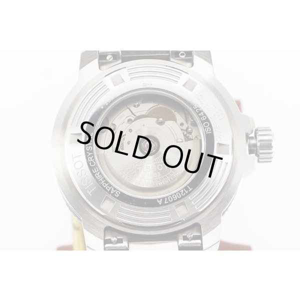 ティソ　シースター２０００プロ　Ｔ１２０．６０７　青文字盤　裏面拡大